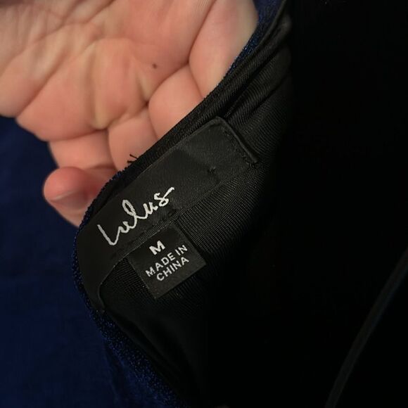 NWT Lulus dress Medium blue C - Picture 10 of 12